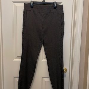 NY and Co Ankle Pants. Black with white pinstripes.